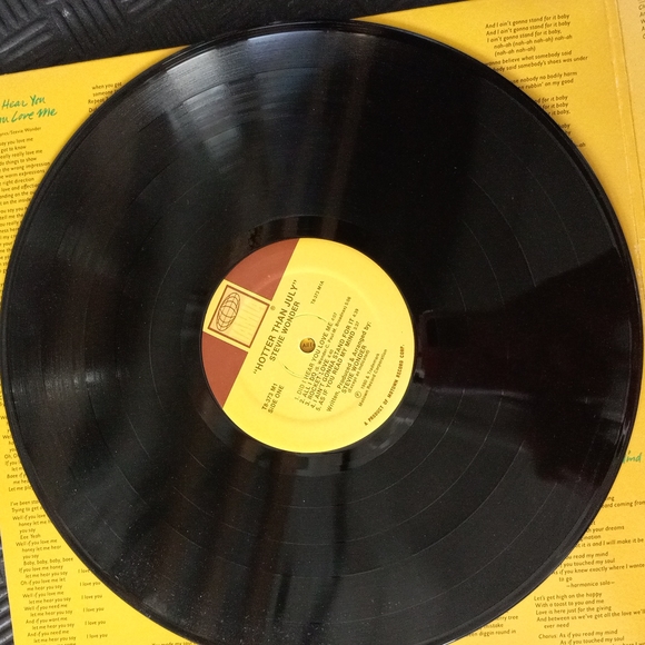 Vintage Steveie Wonder Hotter Than July - Picture 4 of 7